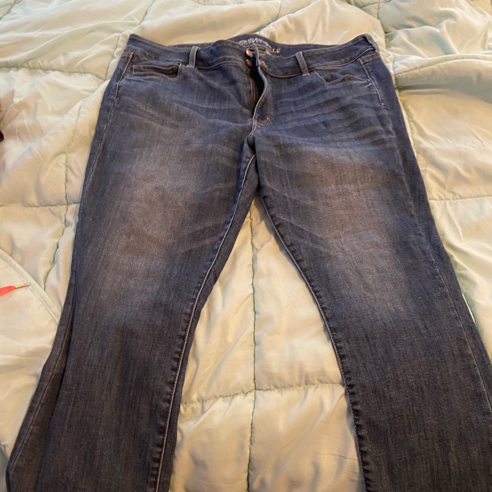 American Eagle super stretch cropped jeggings